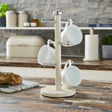 READY STOCK Wooden Tree Shape Coffee Mug Tree Tea Cup Holder Stand Mug Storage Rack With 6 Hooks READY STOCK Wooden Tree Shape Coffee Mug Tree Tea Cup Holder Stand Mug Storage Rack With 6 Hooks